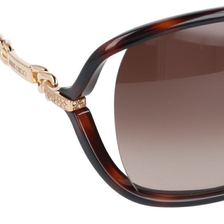 【国内正規品】ジミーチュウ サングラス JIMMY CHOO LOOP FS AXX/J6 61 ハバナ/ローズゴールド アジアンフィット べっこう スクエア型 レディース 女性用 UVカット 紫外線対策 UV対策 おしゃれ ギフト ラッピング無料