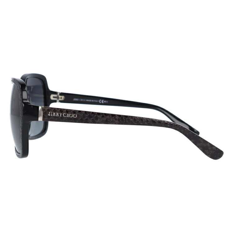 【国内正規品】ジミーチュウ サングラス JIMMY CHOO LORI FS 6UI/HD 61 ブラック/グレー アジアンフィット スクエア型 レディース 女性用 UVカット 紫外線対策 UV対策 おしゃれ ギフト ラッピング無料
