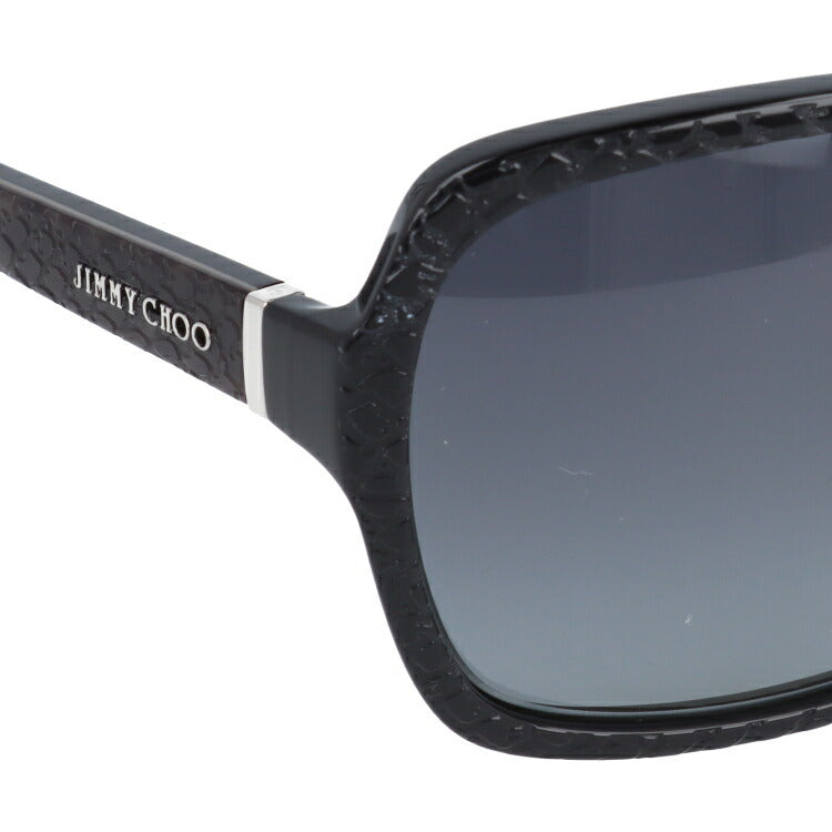 【国内正規品】ジミーチュウ サングラス JIMMY CHOO LORI FS 6UI/HD 61 ブラック/グレー アジアンフィット スクエア型 レディース 女性用 UVカット 紫外線対策 UV対策 おしゃれ ギフト ラッピング無料