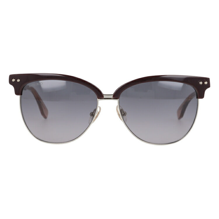 【国内正規品】ジミーチュウ JIMMY CHOO サングラス ARAYA S LYX/EU 57 バーガンディグリッターレッド ブロー型 レディース 女性用 UVカット 紫外線対策 UV対策 おしゃれ ギフト ラッピング無料