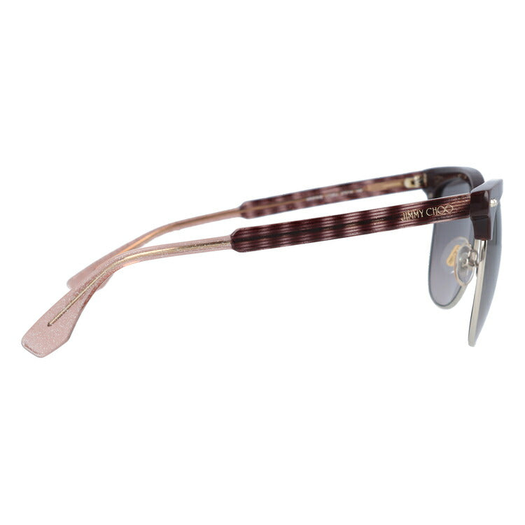 【国内正規品】ジミーチュウ JIMMY CHOO サングラス ARAYA S LYX/EU 57 バーガンディグリッターレッド ブロー型 レディース 女性用 UVカット 紫外線対策 UV対策 おしゃれ ギフト ラッピング無料