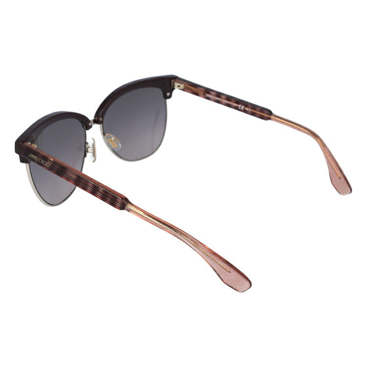 【国内正規品】ジミーチュウ JIMMY CHOO サングラス ARAYA S LYX/EU 57 バーガンディグリッターレッド ブロー型 レディース 女性用 UVカット 紫外線対策 UV対策 おしゃれ ギフト ラッピング無料