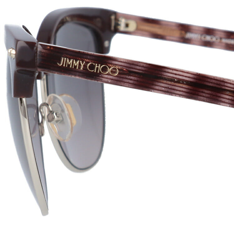 【国内正規品】ジミーチュウ JIMMY CHOO サングラス ARAYA S LYX/EU 57 バーガンディグリッターレッド ブロー型 レディース 女性用 UVカット 紫外線対策 UV対策 おしゃれ ギフト ラッピング無料