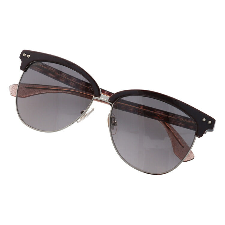 【国内正規品】ジミーチュウ JIMMY CHOO サングラス ARAYA S LYX/EU 57 バーガンディグリッターレッド ブロー型 レディース 女性用 UVカット 紫外線対策 UV対策 おしゃれ ギフト ラッピング無料