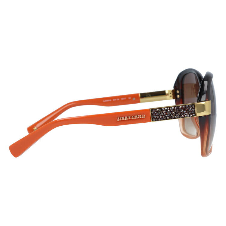 【訳あり】ジミーチュウ JIMMY CHOO サングラス ALANA FS EXN/D8 59 オレンジ/ブラック アジアンフィット レディース 女性用 UVカット 紫外線対策 UV対策 おしゃれ ギフト ラッピング無料