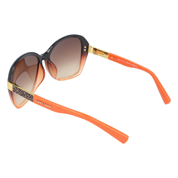 【国内正規品】ジミーチュウ JIMMY CHOO サングラス ALANA FS EXN/D8 59 オレンジ/ブラック アジアンフィット レディース 女性用 UVカット 紫外線対策 UV対策 おしゃれ ギフト ラッピング無料