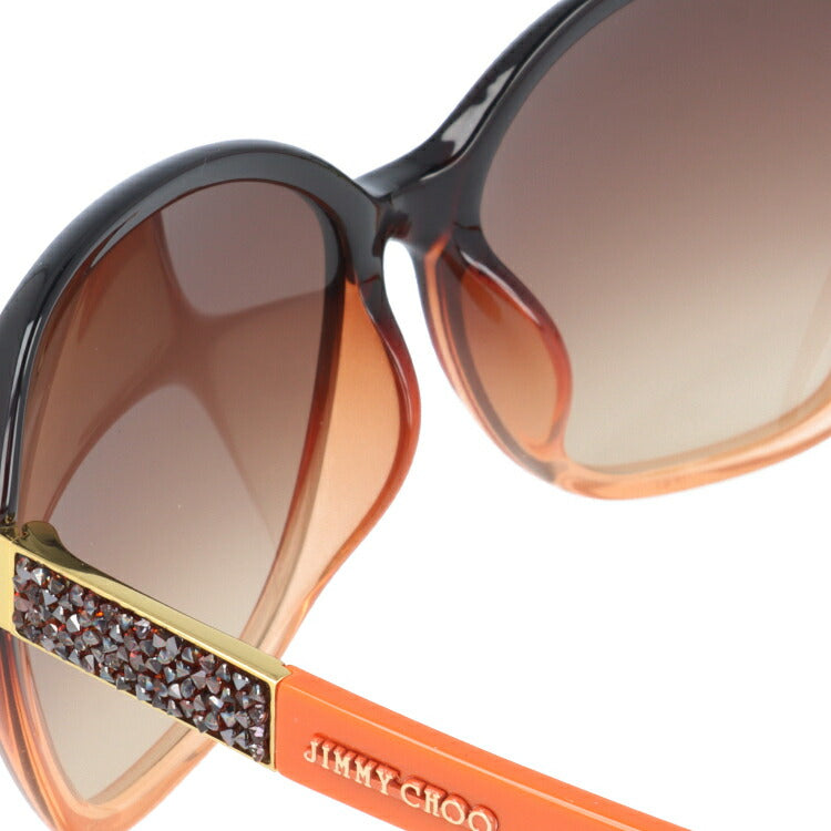 【国内正規品】ジミーチュウ JIMMY CHOO サングラス ALANA FS EXN/D8 59 オレンジ/ブラック アジアンフィット レディース 女性用 UVカット 紫外線対策 UV対策 おしゃれ ギフト ラッピング無料