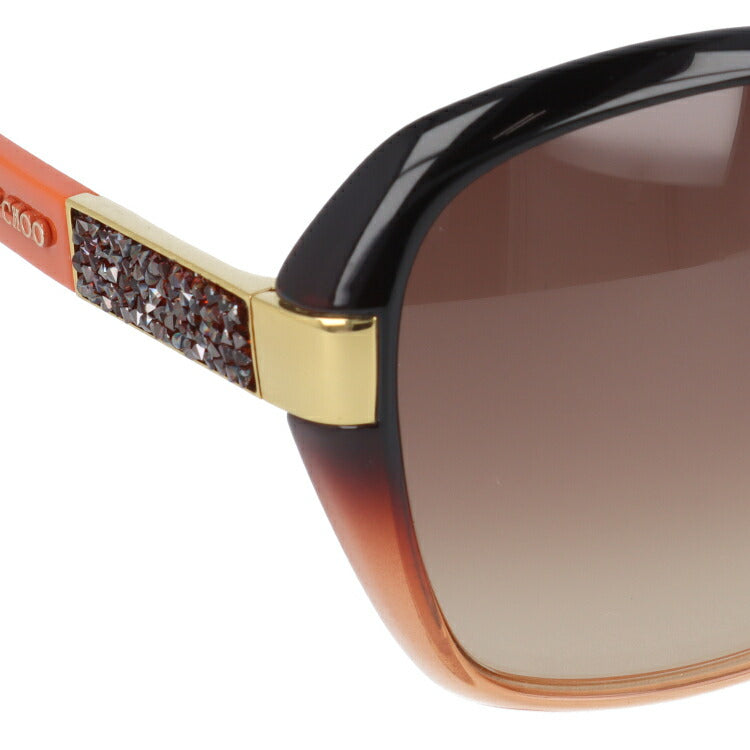 【訳あり】ジミーチュウ JIMMY CHOO サングラス ALANA FS EXN/D8 59 オレンジ/ブラック アジアンフィット レディース 女性用 UVカット 紫外線対策 UV対策 おしゃれ ギフト ラッピング無料