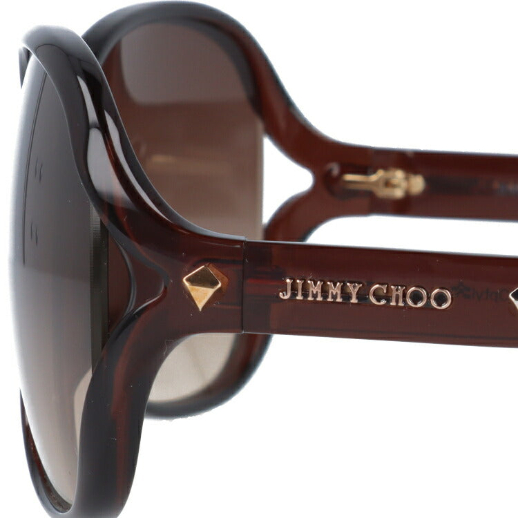 【訳あり】【国内正規品】ジミーチュウ サングラス アジアンフィット JIMMY CHOO SOL FS TBG/D8 64サイズ バタフライ型 レディース 女性用 アイウェア UVカット 紫外線対策 UV対策 おしゃれ ギフト ラッピング無料