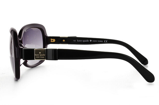 【国内正規品】ケイトスペード kate spade サングラス CHANDRA FS 6LV/EU 59 オウバジーンブラック アジアンフィット スクエア型 レディース 女性用 アイウェア UVカット 紫外線対策 UV対策 おしゃれ ギフト ラッピング無料