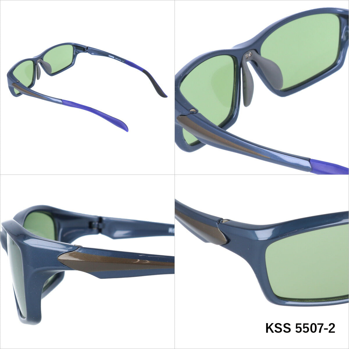 ケースイス サングラス カラーレンズ メンズ レディース UVカット K-SWISS ブランド KSS 5507 58 スクエア | 紫外線 対策 おすすめ 人気 プレゼント 運転 ドライブ レジャー キャンプ アウトドア 釣り フィッシング 海 川 山 春 夏 秋 冬 ランニング