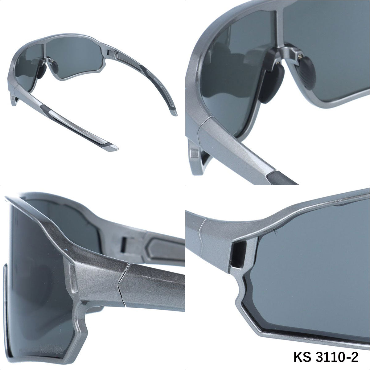 ケースイス サングラス 偏光サングラス ミラーレンズ アジアンフィット K-SWISS KS 3110 140サイズ スポーツ メンズ レディース ゴーグル スノーゴーグル スキー スノボ スノーボード