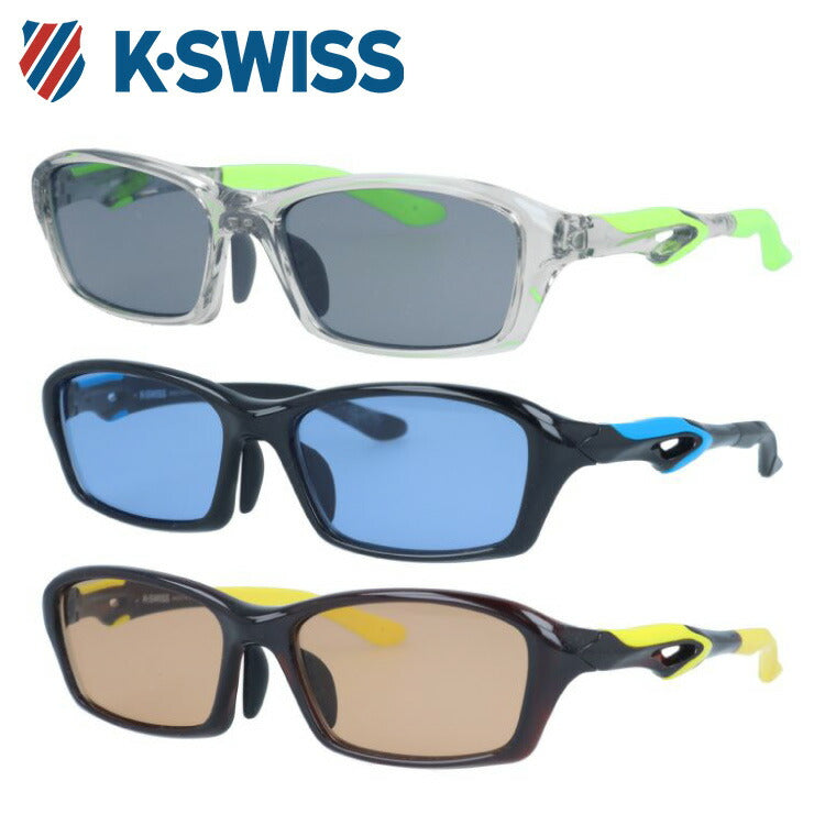 ケースイス サングラス アジアンフィット K-SWISS KSS 5515 55サイズ スクエア型 ユニセックス メンズ レディース