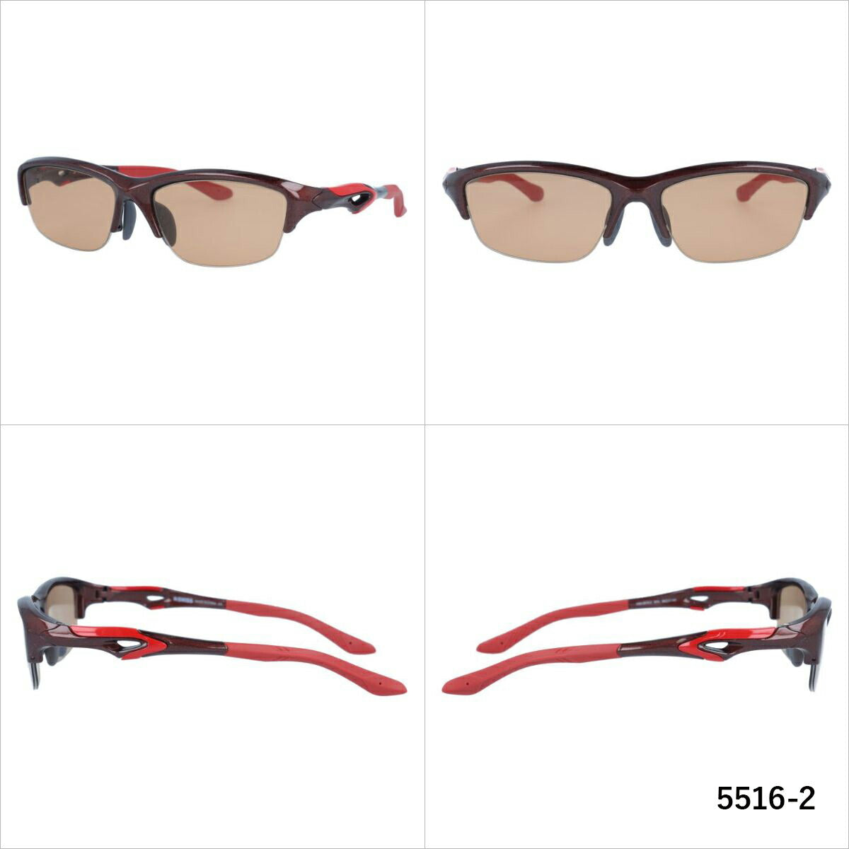 ケースイス サングラス アジアンフィット K-SWISS KSS 5516 56サイズ スクエア型 ユニセックス メンズ レディース