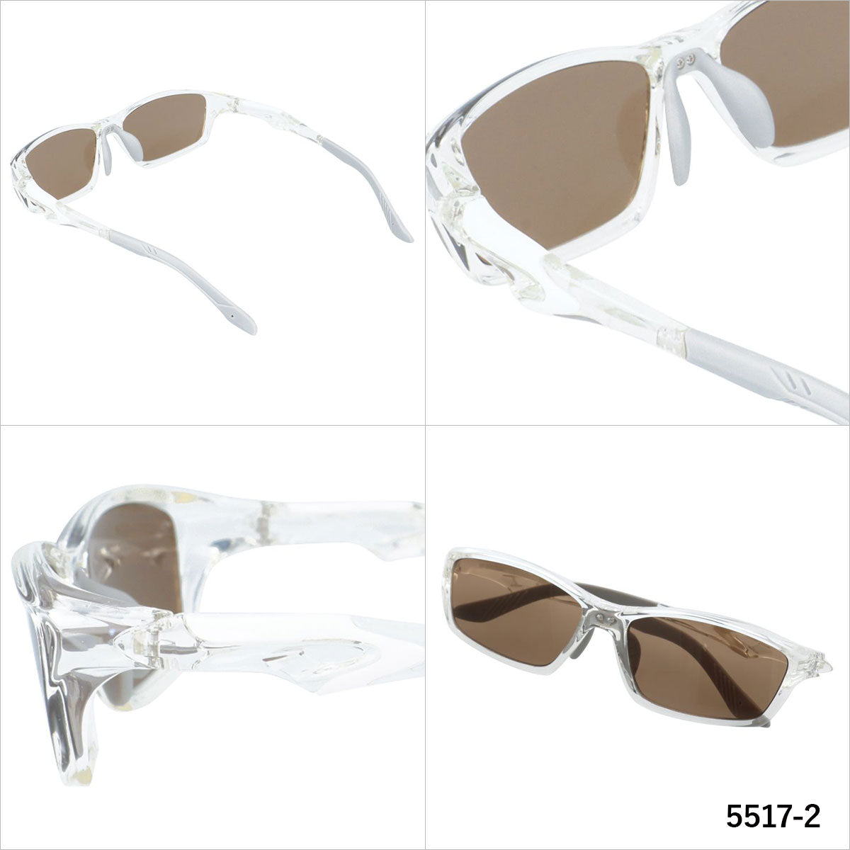 ケースイス サングラス アジアンフィット(フレキシブルノーズパッド) K-SWISS KSS 5517 57サイズ 全3カラー スポーツ型 スクエア ユニセックス メンズ レディース