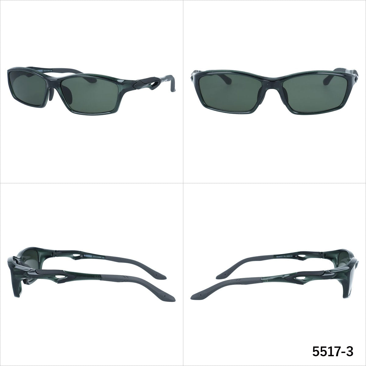 ケースイス サングラス アジアンフィット(フレキシブルノーズパッド) K-SWISS KSS 5517 57サイズ 全3カラー スポーツ型 スクエア ユニセックス メンズ レディース