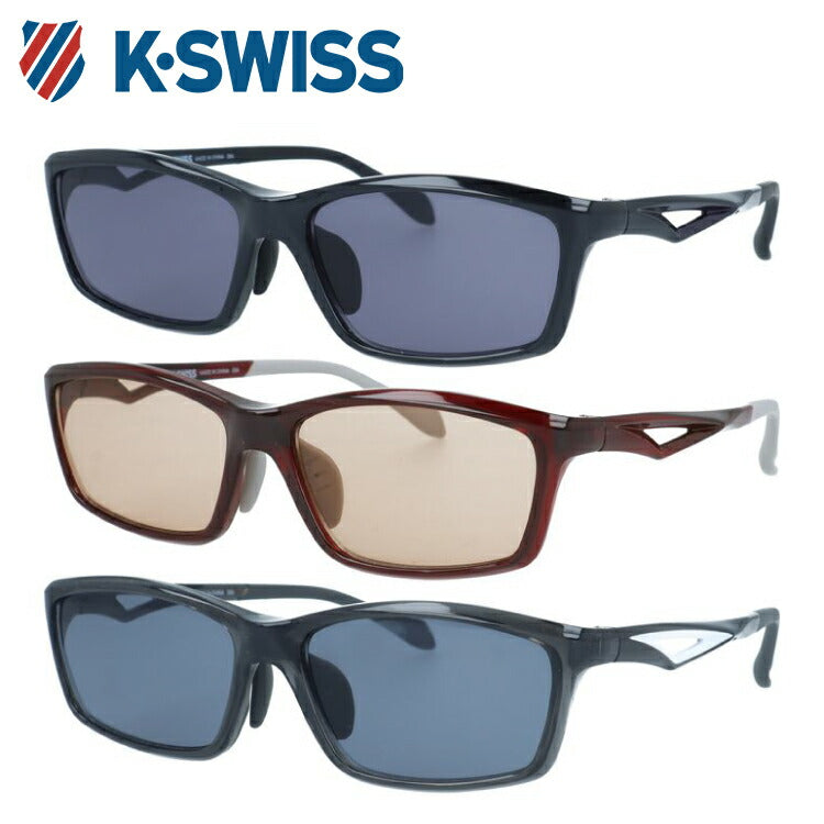 ケースイス サングラス アジアンフィット(フレキシブルノーズパッド) K-SWISS KSS 5518 56サイズ 全3カラー スポーツ型 スクエア ユニセックス メンズ レディース