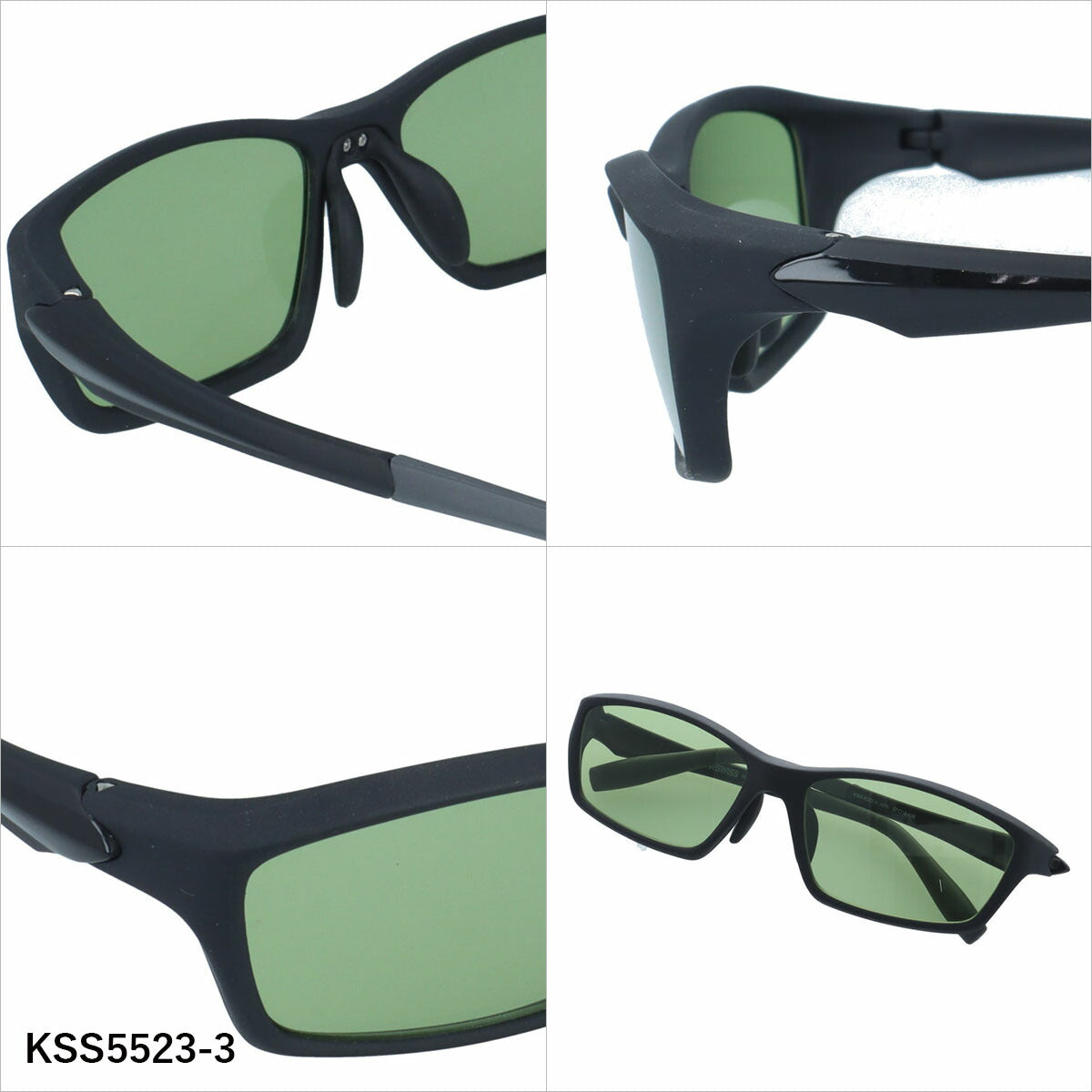 ケースイス サングラス アジアンフィット(フレキシブルノーズパッド) K-SWISS KSS5523 57サイズ 全3カラー スポーツ型 軽量 ユニセックス メンズ レディース