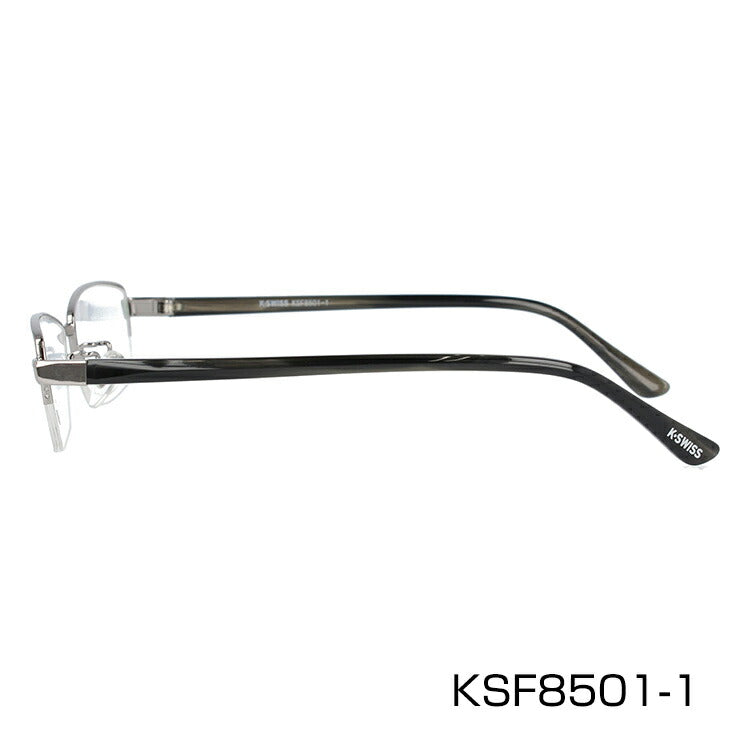 メガネ 眼鏡 度付き 度なし おしゃれ K-SWISS ケースイス KSF 8501 全3色 50サイズ スクエア型 メンズ 男性 UVカット 紫外線 ブランド サングラス 伊達 ダテ|老眼鏡・PCレンズ・カラーレンズ・遠近両用対応可能 ラッピング無料