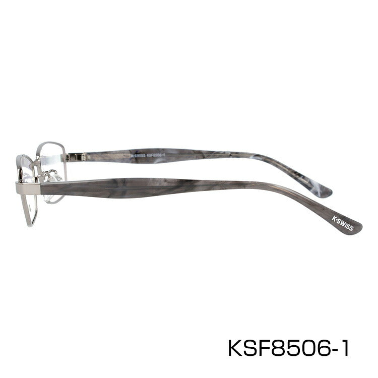 メガネ 眼鏡 度付き 度なし おしゃれ K-SWISS ケースイス KSF 8506 全3色 51サイズ スクエア型 メンズ 男性 UVカット 紫外線 ブランド サングラス 伊達 ダテ|老眼鏡・PCレンズ・カラーレンズ・遠近両用対応可能 ラッピング無料