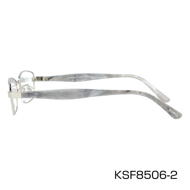 メガネ 眼鏡 度付き 度なし おしゃれ K-SWISS ケースイス KSF 8506 全3色 51サイズ スクエア型 メンズ 男性 UVカット 紫外線 ブランド サングラス 伊達 ダテ|老眼鏡・PCレンズ・カラーレンズ・遠近両用対応可能 ラッピング無料