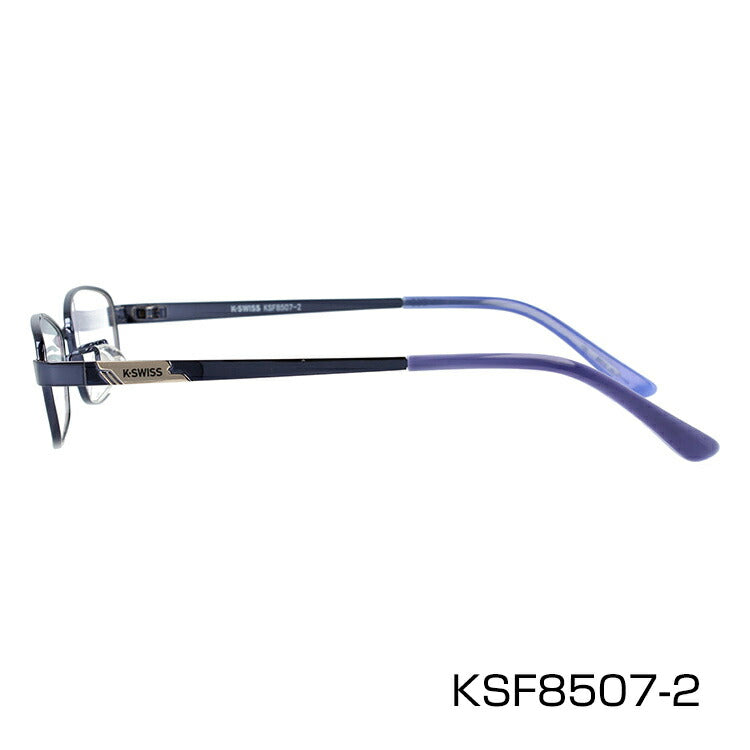 メガネ 眼鏡 度付き 度なし おしゃれ K-SWISS ケースイス KSF 8507 全3色 49サイズ スクエア型 メンズ 男性 UVカット 紫外線 ブランド サングラス 伊達 ダテ|老眼鏡・PCレンズ・カラーレンズ・遠近両用対応可能 ラッピング無料