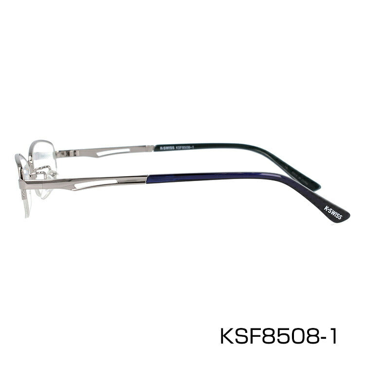 メガネ 眼鏡 度付き 度なし おしゃれ K-SWISS ケースイス KSF 8508 全3色 48サイズ スクエア型 メンズ 男性 UVカット 紫外線 ブランド サングラス 伊達 ダテ|老眼鏡・PCレンズ・カラーレンズ・遠近両用対応可能 ラッピング無料