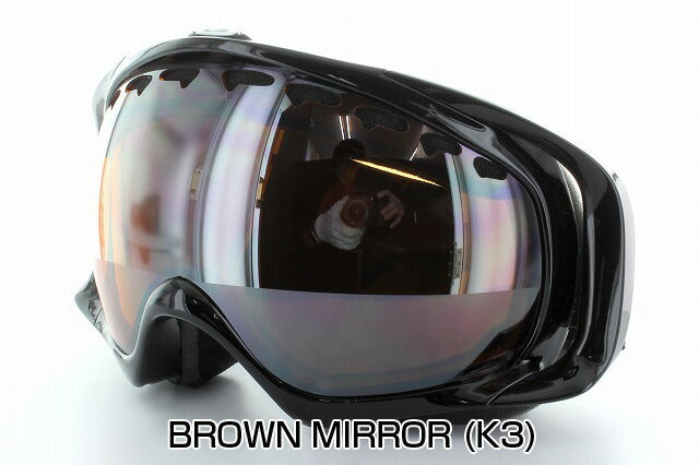 オークリー ゴーグル用 OAKLEY CROWBAR 専用 交換レンズ S1 クローバー LEGZA製 ブラウンミラー ライトグレー ピンク ライトブラウンミラー ライトピンクミラー ダブルレンズ 曇り止め アジアンフィット 全天候対応 ラッピング無料