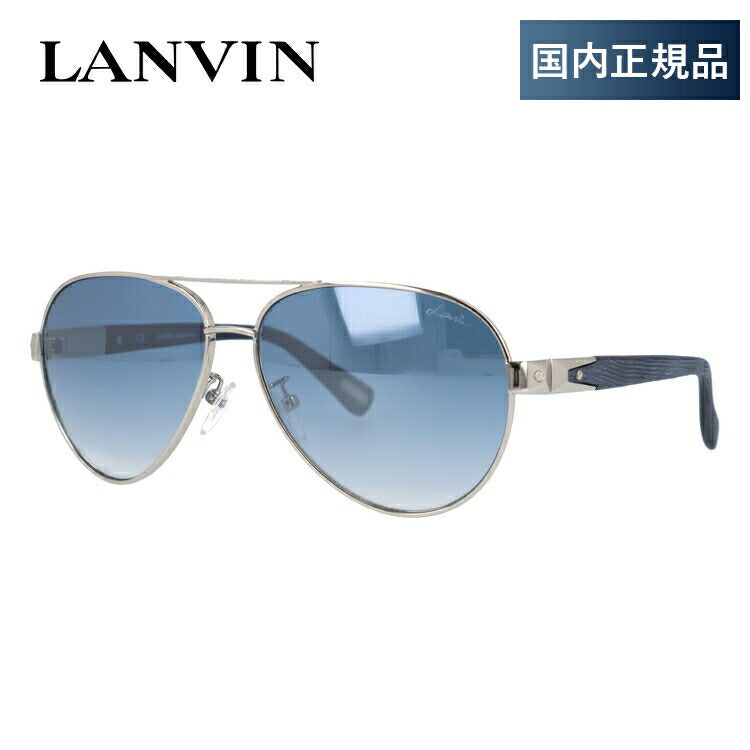 【国内正規品】ランバン パリス サングラス ミラーレンズ LANVIN PARIS SLN047 579G 59サイズ ティアドロップ(ダブルブリッジ) メンズ レディース ラッピング無料