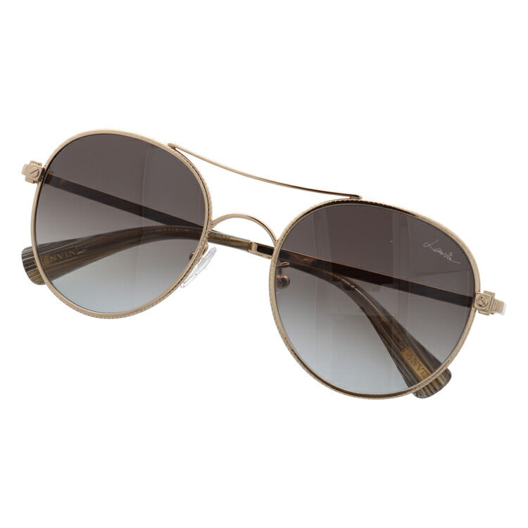 【訳あり】【国内正規品】ランバン パリス サングラス LANVIN PARIS SLN067 300F 53サイズ ラウンド(ダブルブリッジ) メンズ レディース ラッピング無料