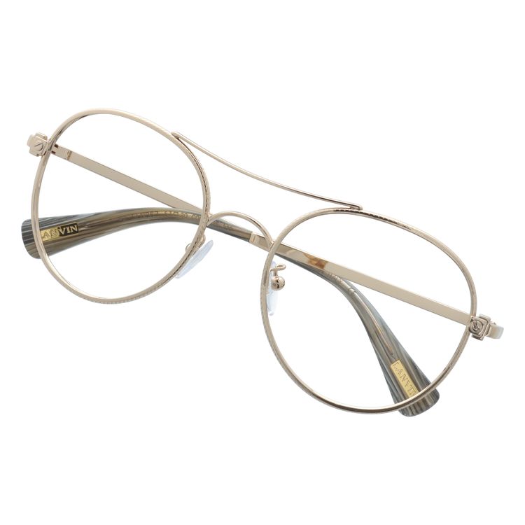 【選べるレンズ15色】【国内正規品】ランバン パリス サングラス LANVIN PARIS SLN067 300F 53サイズ ラウンド(ダブルブリッジ) メンズ レディース ラッピング無料