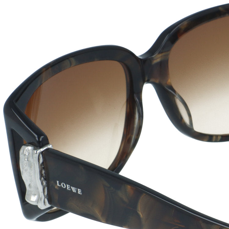 訳あり ロエベ サングラス レギュラーフィット LOEWE SLW698M 09PB 58サイズ ウェリントン型 べっ甲柄 アウトレット品 ユニセックス メンズ レディース