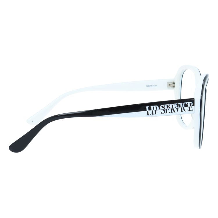 【選べる15色 ライトカラーレンズ】リップサービス ライトカラー サングラス アジアンフィット LIP SERVICE LSS-6528-1 58サイズ ウェリントン型 薄い色 オシャレ ドライブ レジャー おしゃれ ギフト メンズ レディース UVカット 紫外線 UV対策