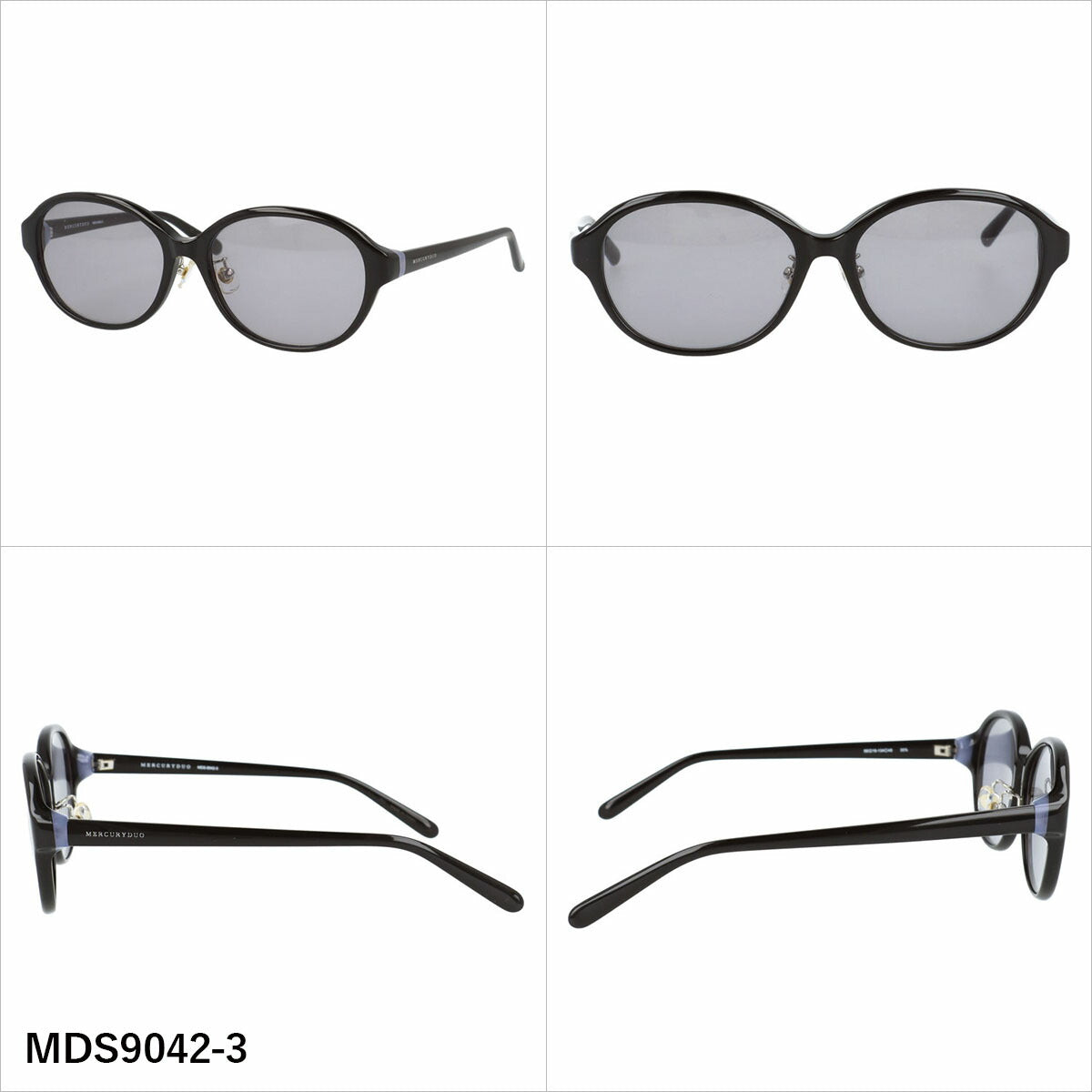 マーキュリーデュオ サングラス アジアンフィット(フルフィット) 調整可能ノーズパッド(クリングス) MERCURYDUO MDS9042 56サイズ 全3カラー バタフライ型 ユニセックス メンズ レディース