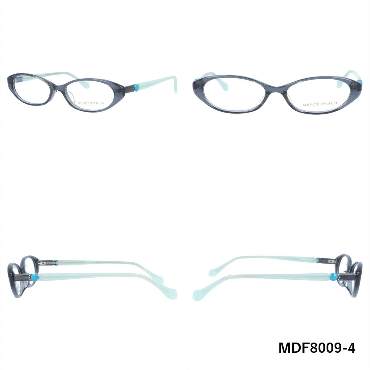 メガネ 眼鏡 度付き 度なし おしゃれ MERCURYDUO マーキュリーデュオ MDF 8009 全4色 52サイズ レディース 女性 UVカット 紫外線 ブランド サングラス 伊達 ダテ|老眼鏡・PCレンズ・カラーレンズ・遠近両用対応可能 ラッピング無料