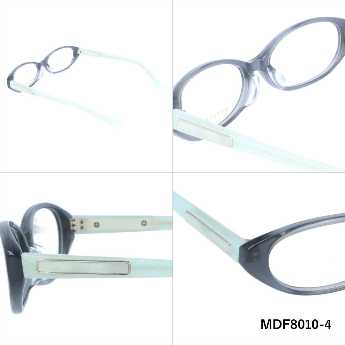 メガネ 眼鏡 度付き 度なし おしゃれ MERCURYDUO マーキュリーデュオ MDF 8010 全4色 52サイズ レディース 女性 UVカット 紫外線 ブランド サングラス 伊達 ダテ|老眼鏡・PCレンズ・カラーレンズ・遠近両用対応可能 ラッピング無料