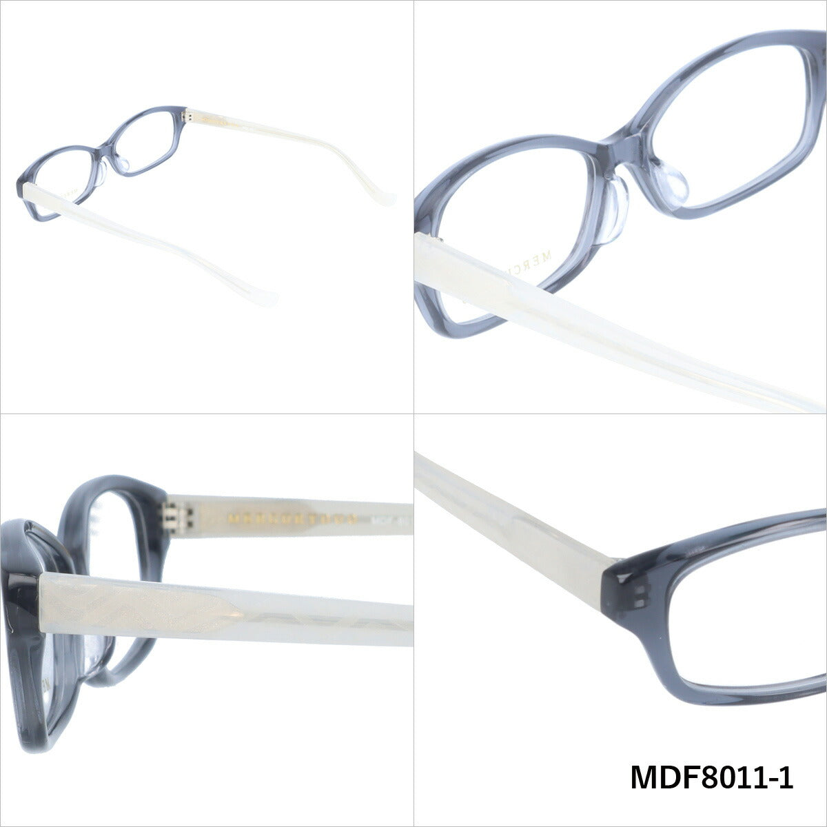 メガネ 眼鏡 度付き 度なし おしゃれ MERCURYDUO マーキュリーデュオ MDF 8011 全4色 52サイズ レディース 女性 UVカット 紫外線 ブランド サングラス 伊達 ダテ|老眼鏡・PCレンズ・カラーレンズ・遠近両用対応可能 ラッピング無料