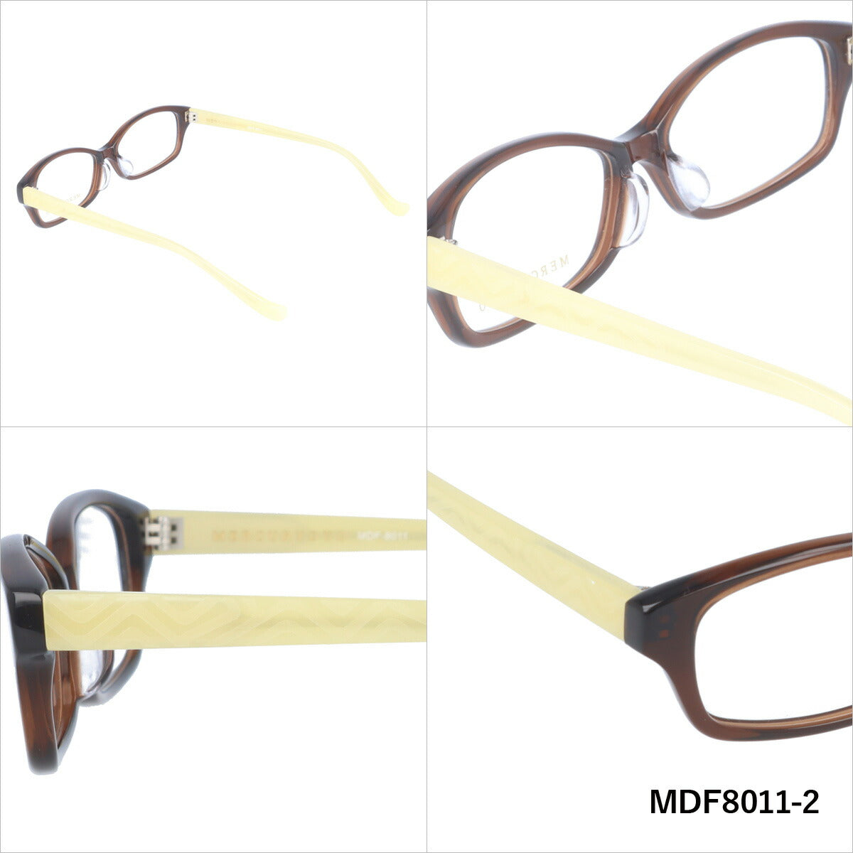 メガネ 眼鏡 度付き 度なし おしゃれ MERCURYDUO マーキュリーデュオ MDF 8011 全4色 52サイズ レディース 女性 UVカット 紫外線 ブランド サングラス 伊達 ダテ|老眼鏡・PCレンズ・カラーレンズ・遠近両用対応可能 ラッピング無料