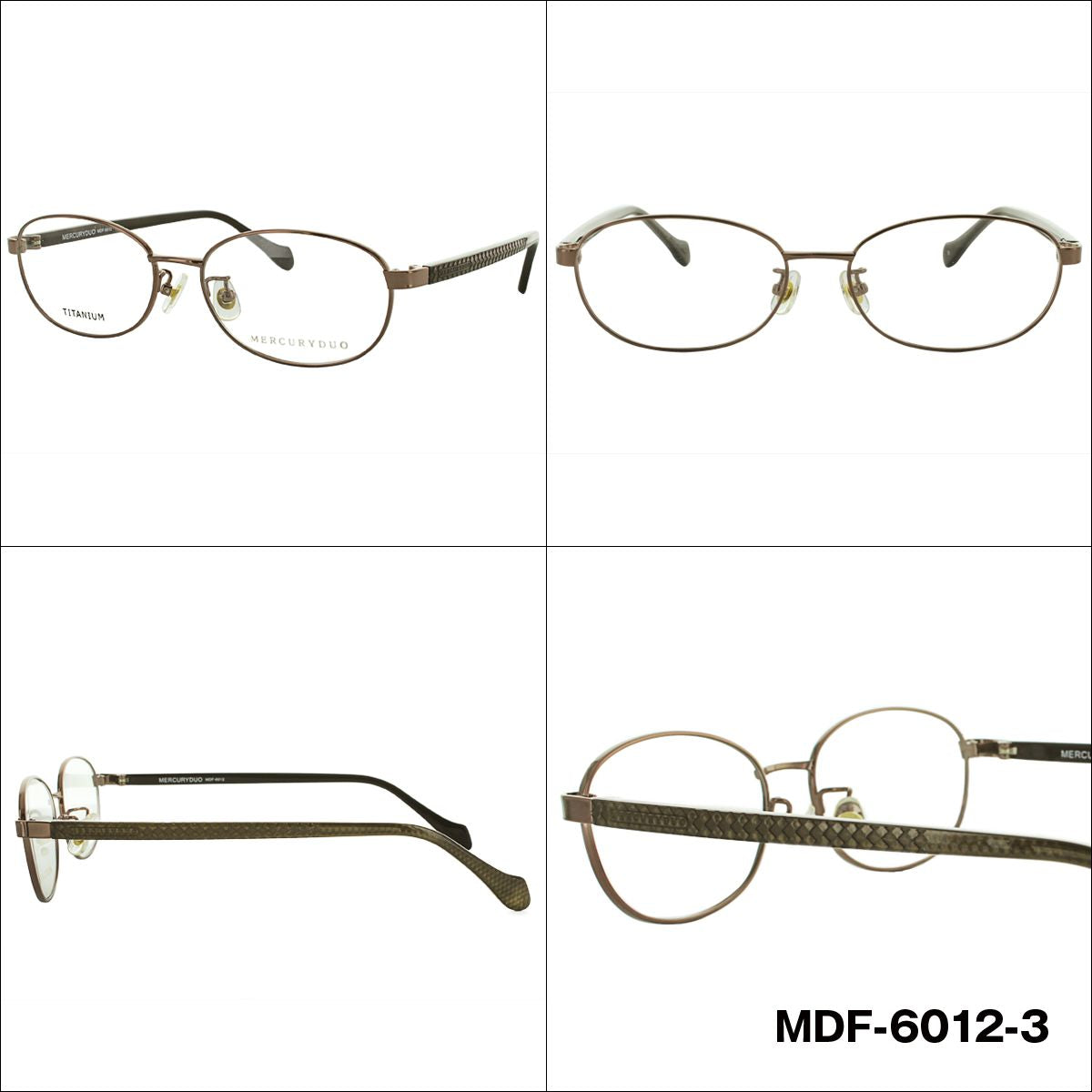 メガネ 眼鏡 度付き 度なし おしゃれ MERCURYDUO マーキュリーデュオ MDF 6012 全4色 52サイズ レディース 女性 UVカット 紫外線 ブランド サングラス 伊達 ダテ|老眼鏡・PCレンズ・カラーレンズ・遠近両用対応可能 ラッピング無料
