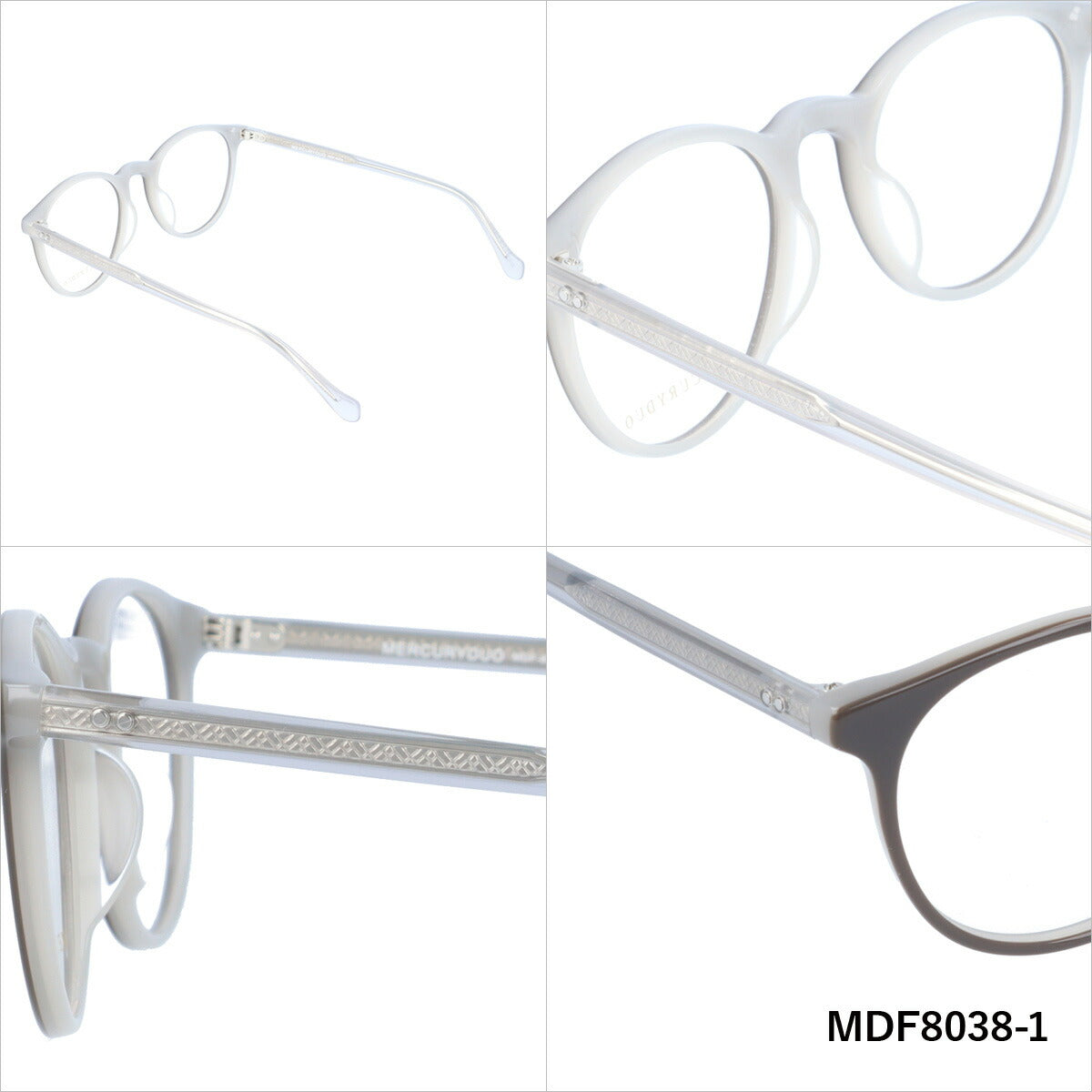 メガネ 眼鏡 度付き 度なし おしゃれ MERCURYDUO マーキュリーデュオ MDF8038 全4色 50サイズ ボストン型 レディース 女性 UVカット 紫外線 ブランド サングラス 伊達 ダテ|老眼鏡・PCレンズ・カラーレンズ・遠近両用対応可能 ラッピング無料