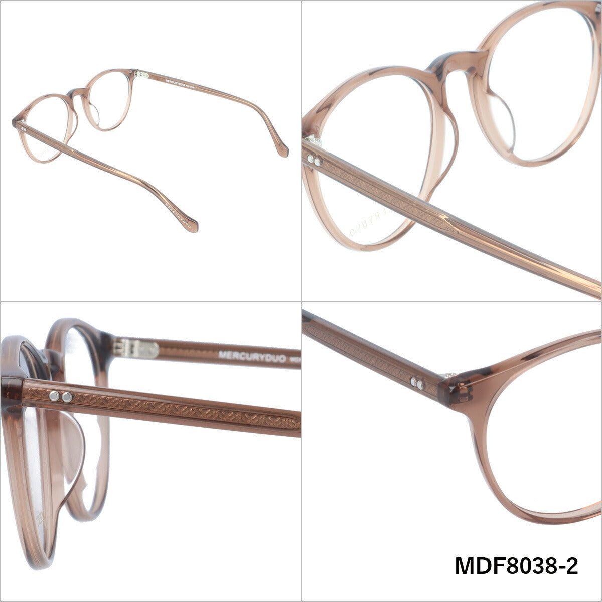 メガネ 眼鏡 度付き 度なし おしゃれ MERCURYDUO マーキュリーデュオ MDF8038 全4色 50サイズ ボストン型 レディース 女性 UVカット 紫外線 ブランド サングラス 伊達 ダテ|老眼鏡・PCレンズ・カラーレンズ・遠近両用対応可能 ラッピング無料