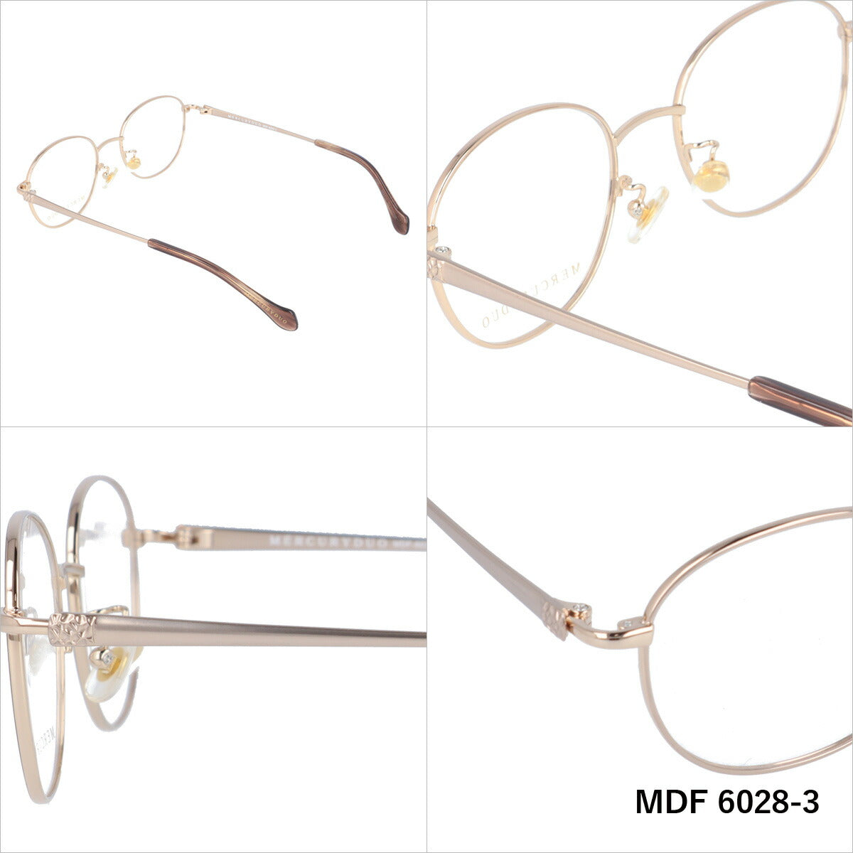 メガネ 眼鏡 度付き 度なし おしゃれ MERCURYDUO マーキュリーデュオ MDF6028 全4色 49サイズ オーバル型 レディース 女性 UVカット 紫外線 ブランド サングラス 伊達 ダテ|老眼鏡・PCレンズ・カラーレンズ・遠近両用対応可能 ラッピング無料