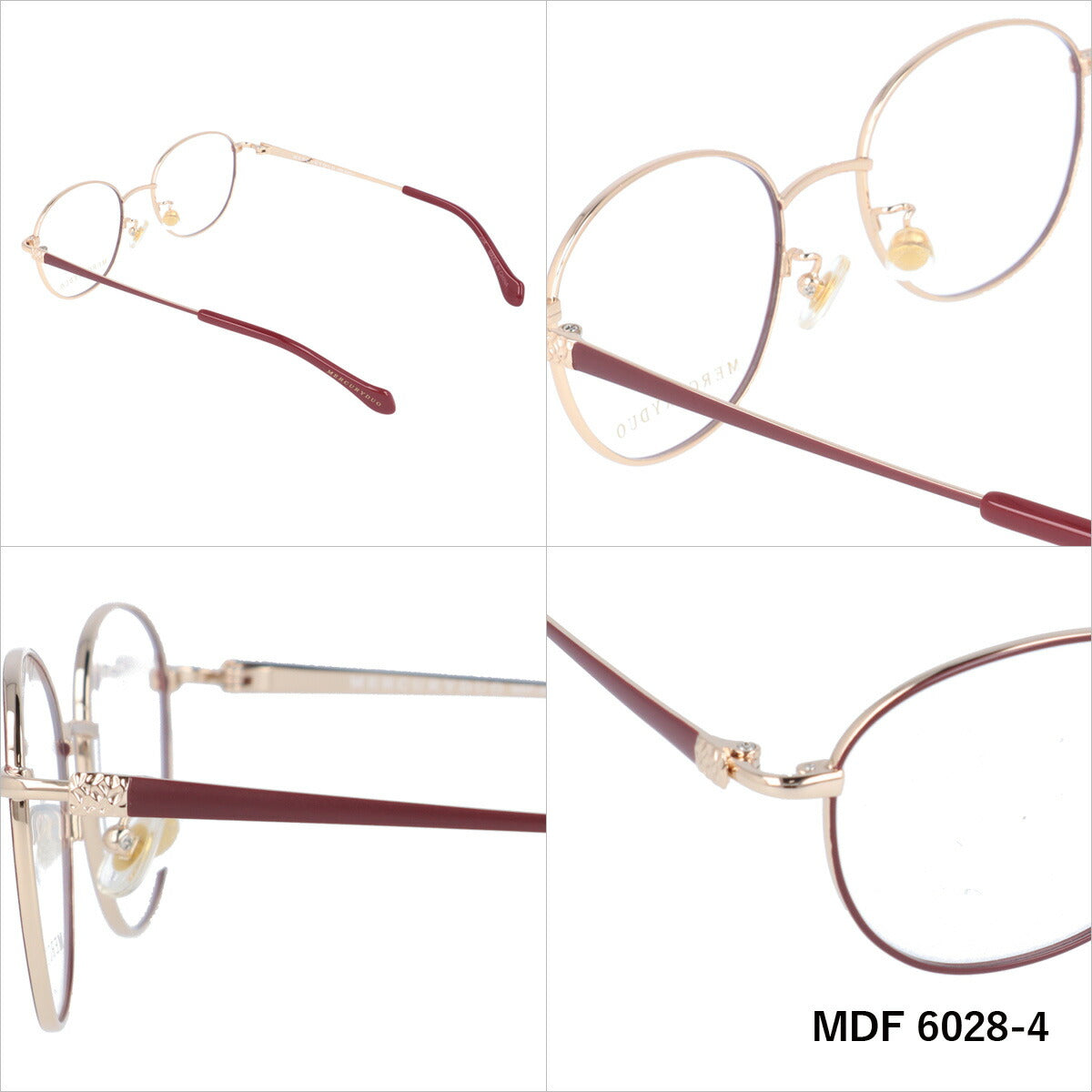 メガネ 眼鏡 度付き 度なし おしゃれ MERCURYDUO マーキュリーデュオ MDF6028 全4色 49サイズ オーバル型 レディース 女性 UVカット 紫外線 ブランド サングラス 伊達 ダテ|老眼鏡・PCレンズ・カラーレンズ・遠近両用対応可能 ラッピング無料
