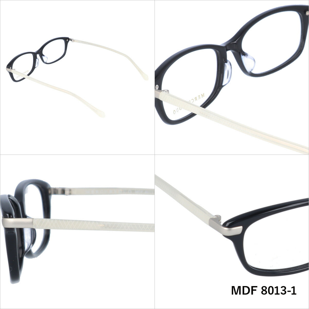 メガネ 眼鏡 度付き 度なし おしゃれ MERCURYDUO マーキュリーデュオ MDF8013 全4色 52サイズ レディース 女性 UVカット 紫外線 ブランド サングラス 伊達 ダテ|老眼鏡・PCレンズ・カラーレンズ・遠近両用対応可能 ラッピング無料