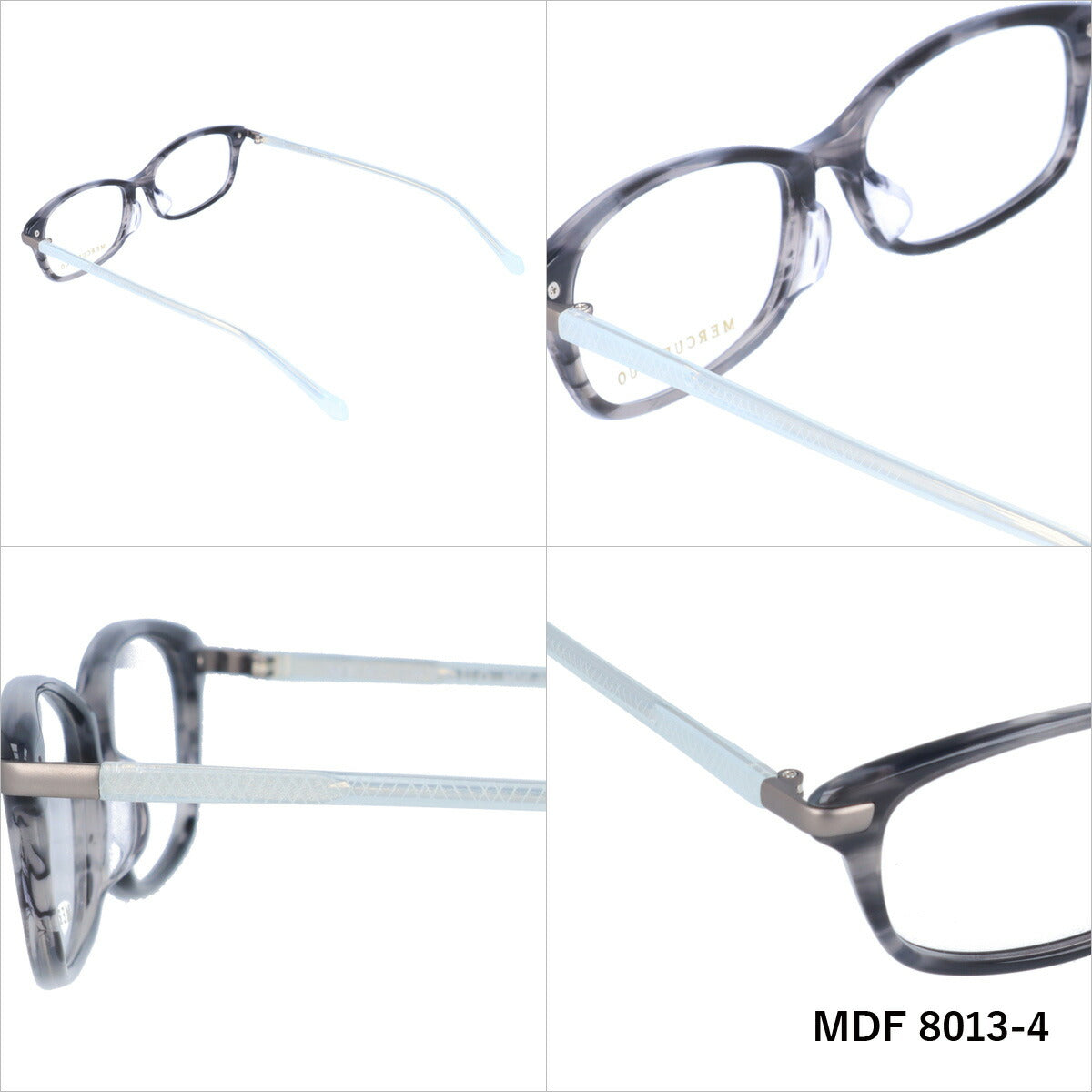メガネ 眼鏡 度付き 度なし おしゃれ MERCURYDUO マーキュリーデュオ MDF8013 全4色 52サイズ レディース 女性 UVカット 紫外線 ブランド サングラス 伊達 ダテ|老眼鏡・PCレンズ・カラーレンズ・遠近両用対応可能 ラッピング無料