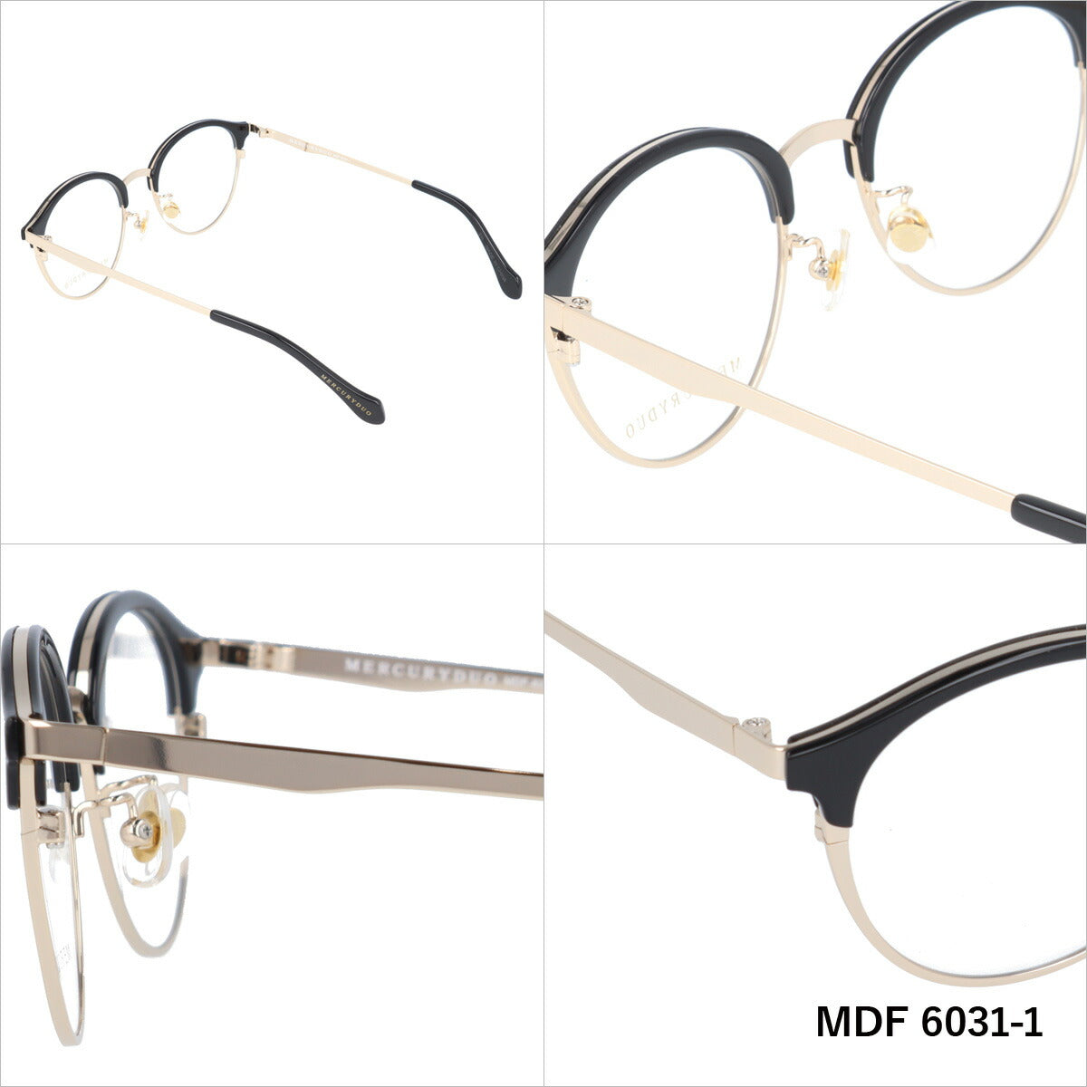 メガネ 眼鏡 度付き 度なし おしゃれ MERCURYDUO マーキュリーデュオ MDF6031 全4色 50サイズ ブロー型 レディース 女性 UVカット 紫外線 ブランド サングラス 伊達 ダテ|老眼鏡・PCレンズ・カラーレンズ・遠近両用対応可能 ラッピング無料