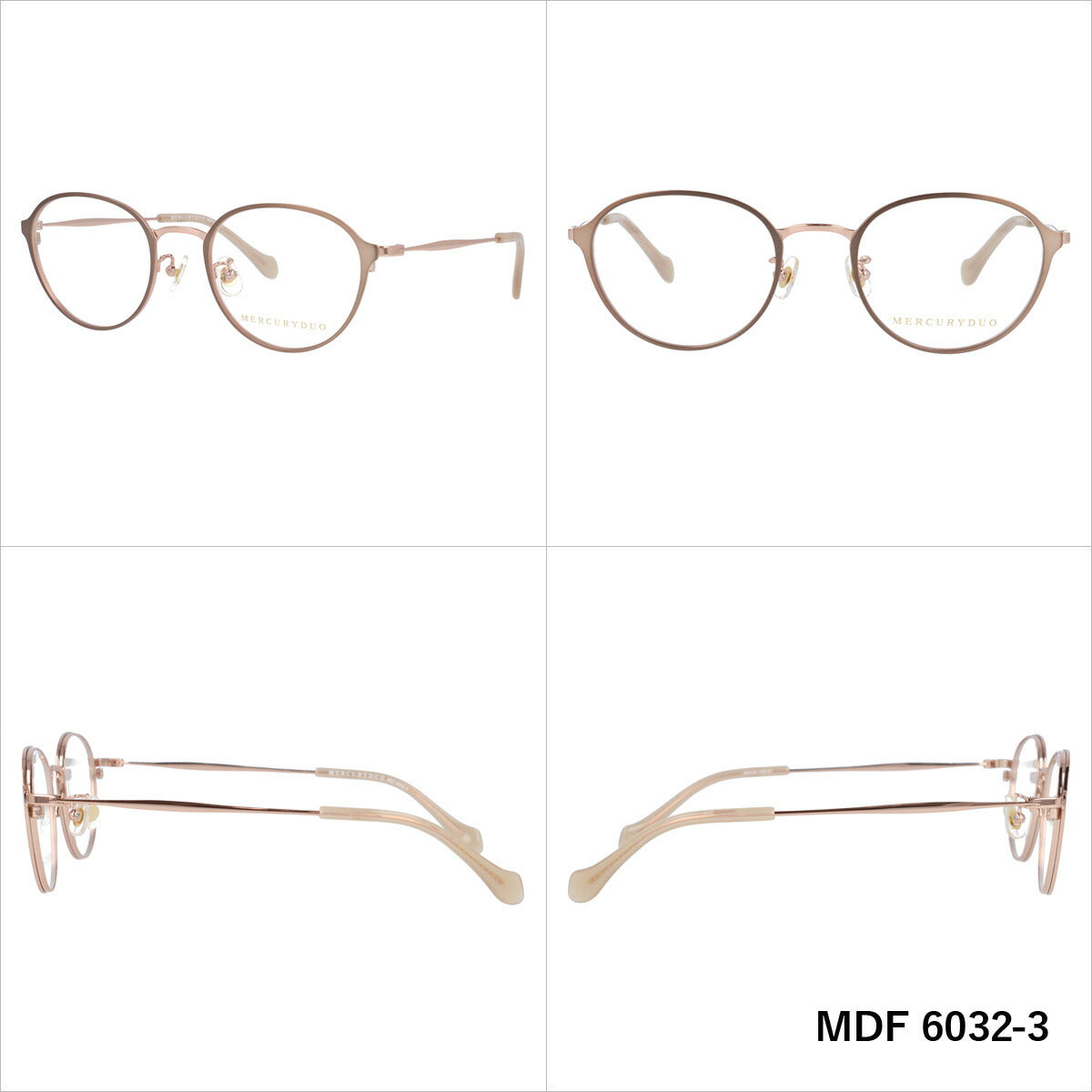 メガネ 眼鏡 度付き 度なし おしゃれ MERCURYDUO マーキュリーデュオ MDF6032 全4色 49サイズ ボストン型 レディース 女性 UVカット 紫外線 ブランド サングラス 伊達 ダテ|老眼鏡・PCレンズ・カラーレンズ・遠近両用対応可能 ラッピング無料