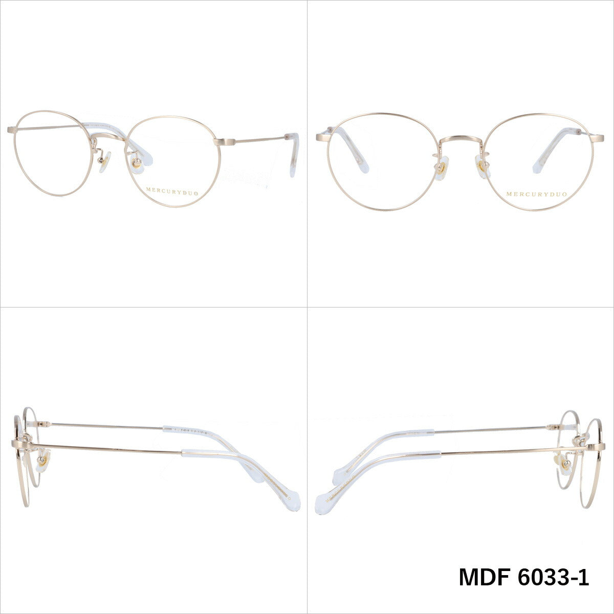メガネ 眼鏡 度付き 度なし おしゃれ MERCURYDUO マーキュリーデュオ MDF6033 全4色 49サイズ ボストン型 レディース 女性 UVカット 紫外線 ブランド サングラス 伊達 ダテ|老眼鏡・PCレンズ・カラーレンズ・遠近両用対応可能 ラッピング無料