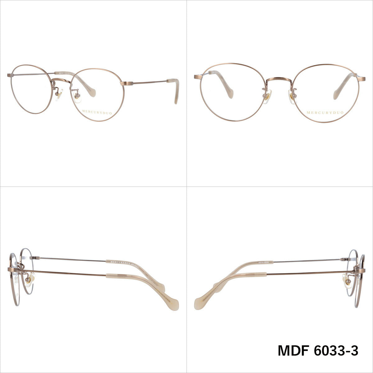 メガネ 眼鏡 度付き 度なし おしゃれ MERCURYDUO マーキュリーデュオ MDF6033 全4色 49サイズ ボストン型 レディース 女性 UVカット 紫外線 ブランド サングラス 伊達 ダテ|老眼鏡・PCレンズ・カラーレンズ・遠近両用対応可能 ラッピング無料