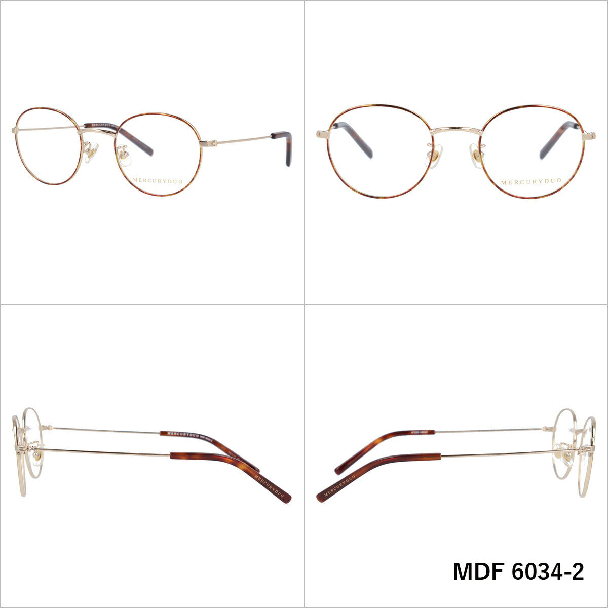 メガネ 眼鏡 度付き 度なし おしゃれ MERCURYDUO マーキュリーデュオ MDF6034 全4色 47サイズ ボストン型 レディース 女性 UVカット 紫外線 ブランド サングラス 伊達 ダテ|老眼鏡・PCレンズ・カラーレンズ・遠近両用対応可能 ラッピング無料